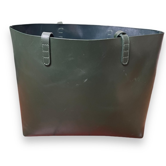 Mansur Gavriel women’s big green leather tote